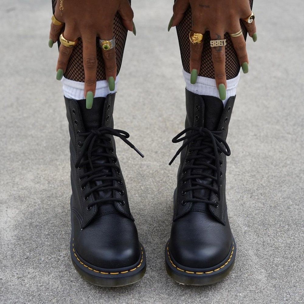 Dr. Martens 1460 Pascal Virginia Leather Lace Up Boots